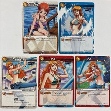 Miracle Battle Carddass Nami 5 pieces set Japan