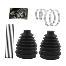 2PCS Upgrade Larger CV Boot Repair Kit,Rubber Anti-Dust CVs Axle Boots Repair