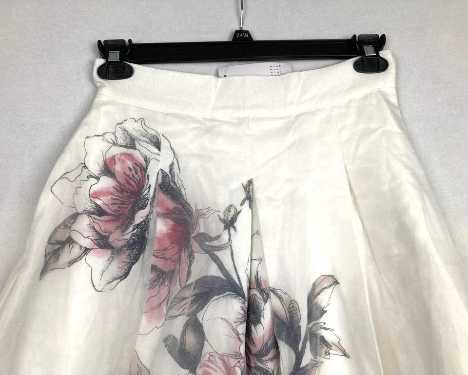 Новый с Ярлыками Белый дом черный рынок органза над розовые цветы Fairycore юбка 6 - Изображение 2 из 4