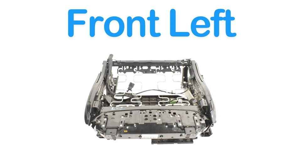 09-13 BMW ActiveHybrid 5 740Li Asiento inferior delantero izquierdo Riel de marco de pista OEM Foto 3 de 4