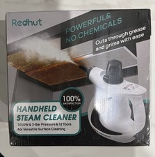 Pressurized Handheld Multi-Surface Natural Steam Cleaner with 12-pc Accessories