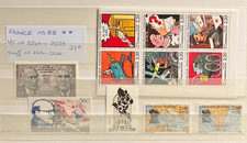 TIMBRES FRANCE ANNEE 1988 YT N° 2501 à 2559 SAUF 2524 ET 2526 NEUFS ** MNH