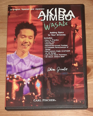 Akira Jimbo: Wasabi (DVD) Adding Spice to Your Grooves / Drumming How-To Video