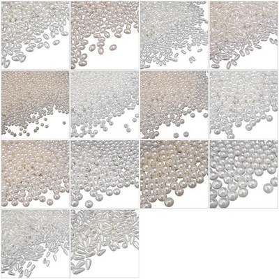 Creative DIY Beads Set Plastic Craft Beads Assorted Color Storage Container