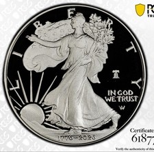 2026-W 1 American Silver Eagle Liberty Bell 250 Privy PR69DCAM PCGS