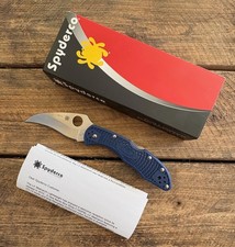 Spyderco Lil Matriarch C162PBL - Limited Run - Pristine -New in Box