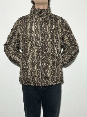 Dickies Camden Pufferjacket Puffer Jacke Steppjacke Gr L Schlangenmuster