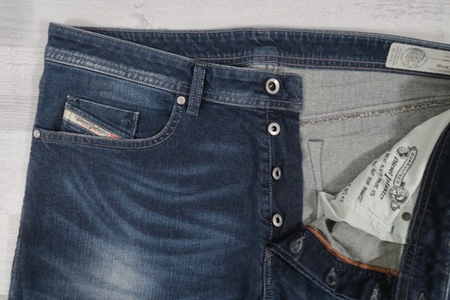 Mens Diesel BUSTER Stretch Regular Slim Tapered Blue Jeans W36 L32 Wash 0853R - Picture 9 of 14