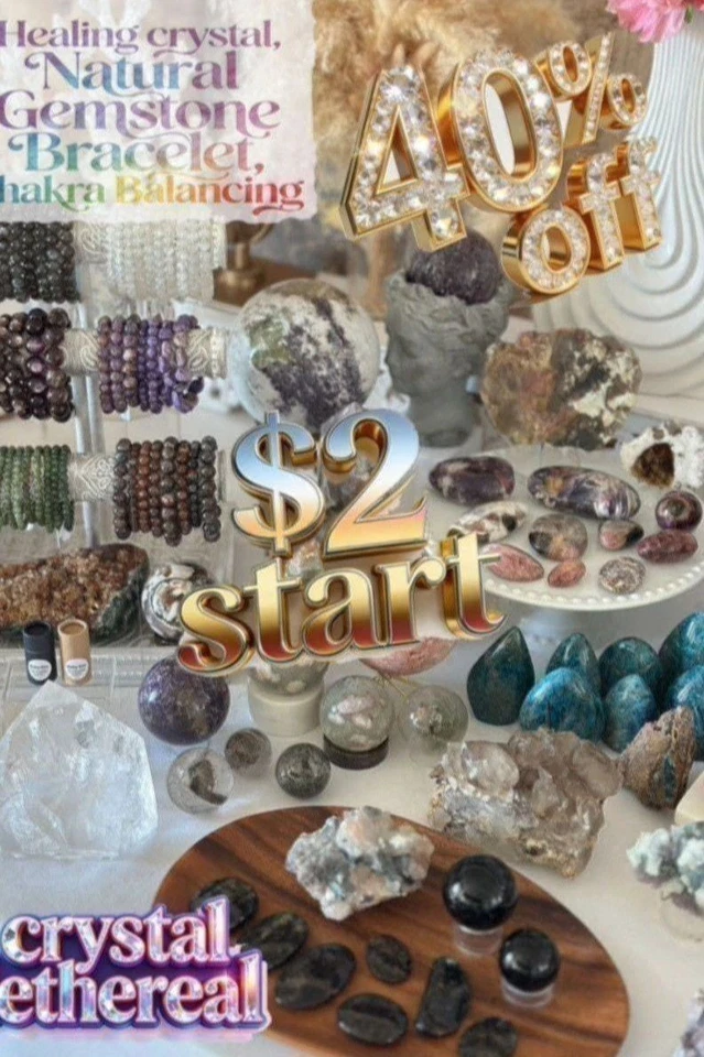 BCHG Live Room $2 Crystal Auction • Live Now 🎁free shipping 🔥🔥🔥