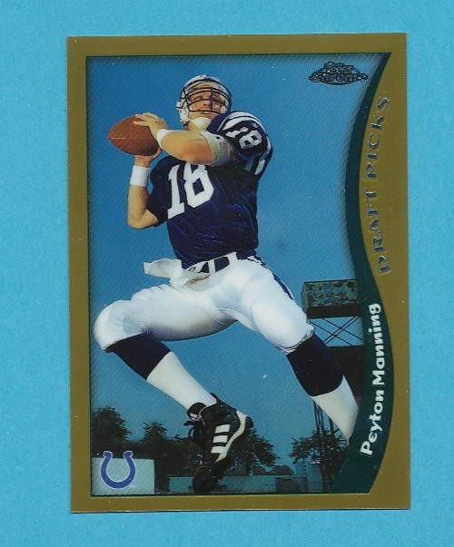 1998 Topps Chrome Peyton Manning #165 Rookie RC Colts