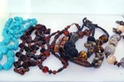 15pc Vtg Costume Jewelry Necklaces Beaded Stone Multi Strand Freirich
