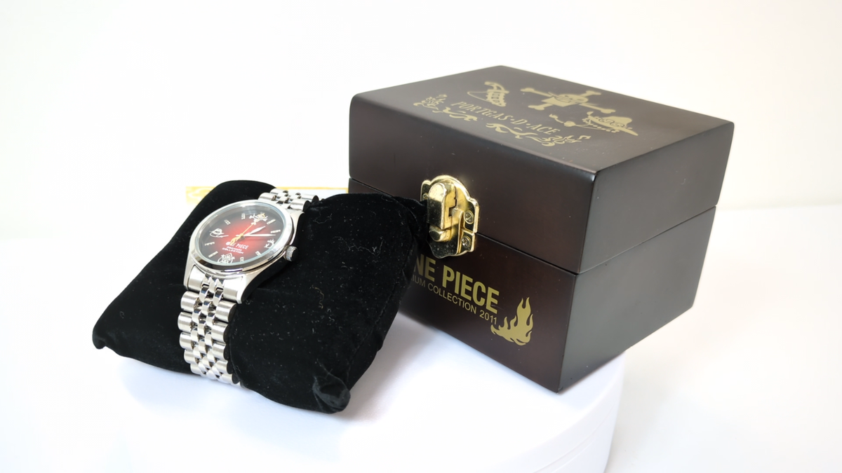 ONE PIECE official Watch Fire Fist Ace Flame Memory Limited