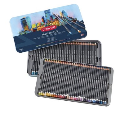 Derwent Colored Pencils, Procolour 72 Count (Pack of 1), Multicolor