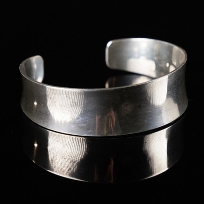 Arne Johansen Sterling Silver Cuff Bracelet Denmark 925S Modernist 23.75g