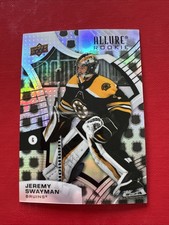 2021-22 Upper Deck Allure Hockey #146 Jeremy Swayman Rookie NHL Shield 2005 Card