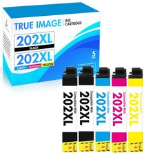T202XL 202 XL Ink Cartridges For Epson WorkForce WF-2860 Expression XP-5100 5PK