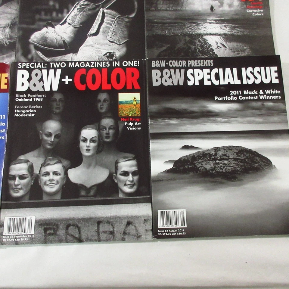 B & W Black & White Magazine Collectors Fine Photography Art 10 Issues 84-94 Foto 4 de 4
