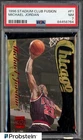 1996 Stadium Club Fusion #F1 Michael Jordan Chicago Bulls HOF PSA 7 NM