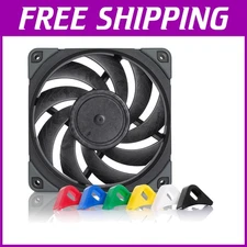 NF-A12x25 PWM Chromax Black Fan - 120mm, Low Noise, High-Performance Cooling