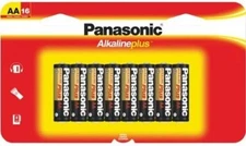 Panasonic Plus General Purpose Battery - AA - Alkaline - 16-Pack LR6PA/16BH