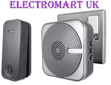 UNICOM PLUG IN DOOR CHIME KINETIC BELL PUSH 26 CHIMES 100M RANGE NIGHT LIGHT