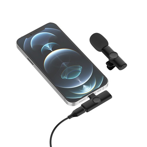 Mini micrófono inalámbrico de grabación para iPhone YouTube Facebook Live Stream Vlog - Imagen 9 de 22