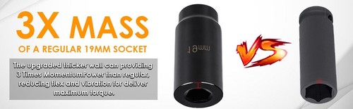 Harmonic Balancer Socket Tool 17mm 19mm 22mm 24mm for Honda Toyota Ford GM LS - Picture 17 of 28