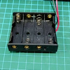 5PCS AA Battery Holder Case Box with Wire Leads for 4X Series AA Batteries 6V