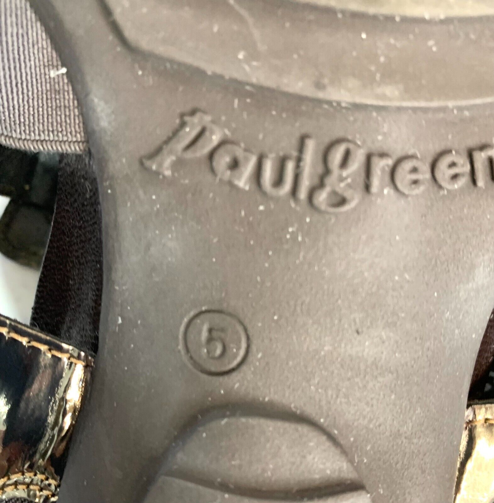 Paul Green Women's Sz 5 Munchen Metallic Bronze S… - image 8