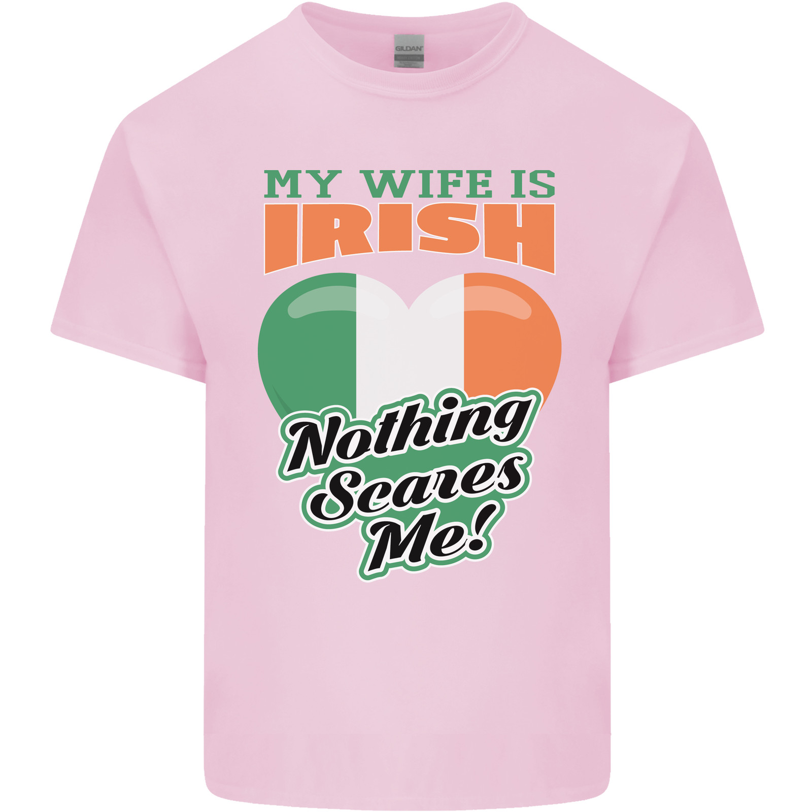 My Wife is Irish Nothing Scares Me Ireland Kids T-Shirt Boys Girls image 7