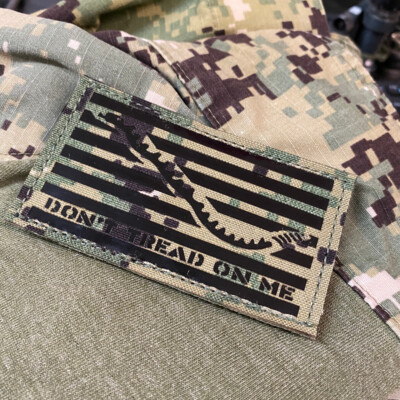 Aor2 Patch LBT-1781K AOR2 IR Reflective Navy Jack Patch 3.75