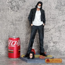 Anime SD Mitsui Hisashi Long hair hands in pockets 2heads stand Figure Toy Gift