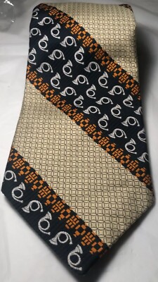 Bert Pulitzer 100% Polyester Neck Tie Multi Color instrument 53  Inches Long