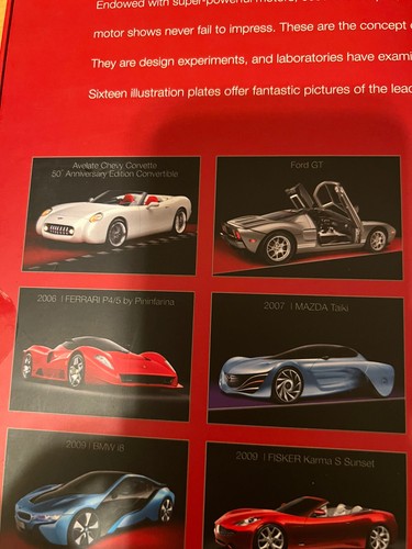 CONCEPT CARS 16 FRAMEABLE PRINTS RARE 10 In X 15“ NEW NEVER OPENED BOX - Picture 6 of 9