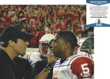 MICHAEL B JORDAN HAND SIGNED FRIDAY NIGHT LIGHTS 8X10 PHOTO BECKETT COA ACTOR