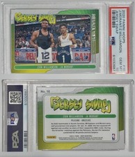 2020 Panini Hoops #10 Ja Morant Zion Williamson NBA Jersey Swap PSA 10 Gem Mint