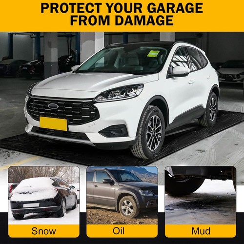 7.9'x 16' Garage Floor Mat Non-Slip Containment Mat for Waterproof Protection - Picture 4 of 9