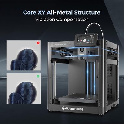 FLASHFORGE Adventurer 5MPro おまけ多数 FLASHFORGE Adventurer 5M 3D Printer High Speed Max 600mm/s