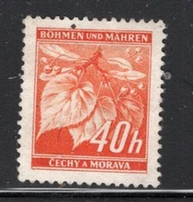 BOHEMIA & MORAVIA STAMP WWII CECHY & MORAVIA STAMP USED LOT 1496BX