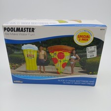 Poolmaster Beer And Pizza Pool Floats Mattress