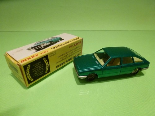 DINKY TOYS 1542 CHRYSLER SIMCA 1308 GT - RARE SELTEN - GOOD IN BOX - Picture 6 of 7