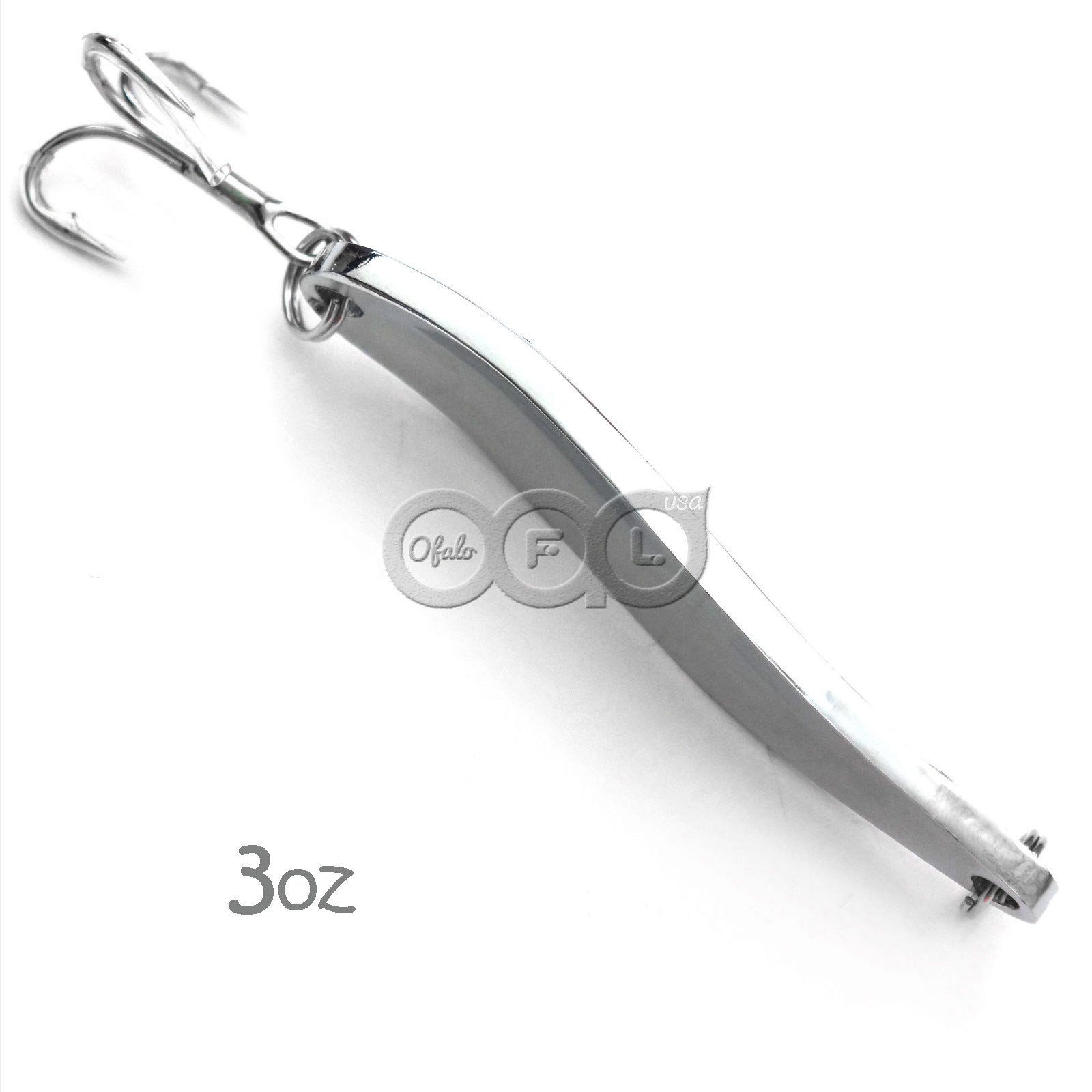 10pcs 3oz Silver Fishing Spoons jig trolling flutter Casting Metal Krocodi Lures - Image 2