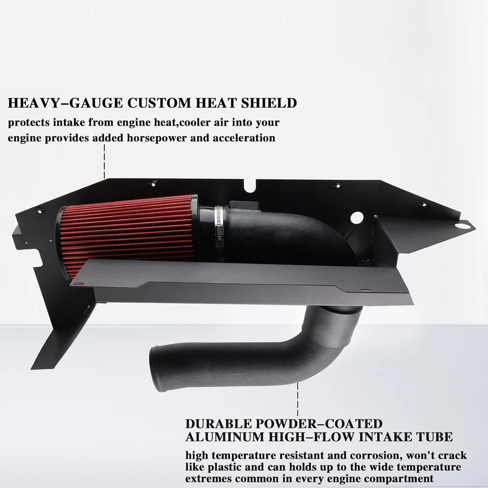 Cold Air Intake Kit for 2012-2016 BMW F30 228i 320i 328i 420i 428i 2.0T N20 N26 - Image 3 of 4