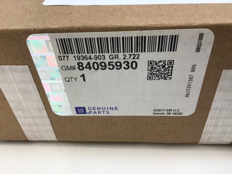 Abajur de neblina preto lateral esquerdo Chevrolet Cruze 2016-2018 novo fabricante de equipamento original 84095930 - Imagem 4 de 4