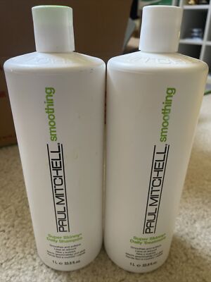 Paul Mitchell Super Skinny Shampoo & Conditioner 33.8oz Liter -2 Total Bottles