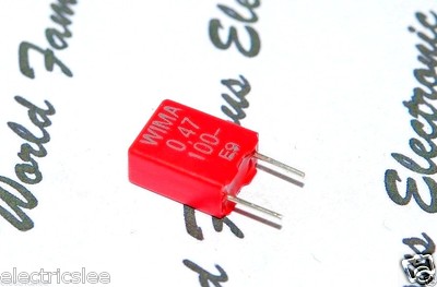 Wima MKS2 0.47uF 63V Milspec 5% Tol. Polyester Film Capacitor 10 - Foto 3