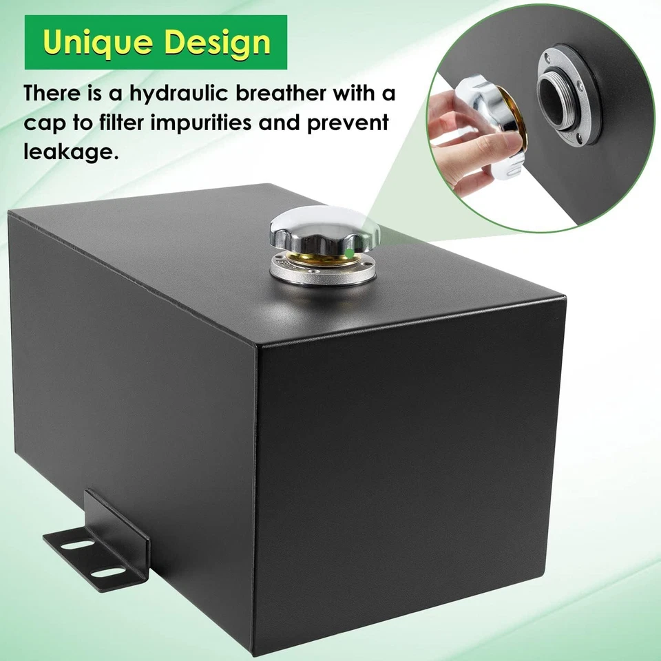 5 Gallon Hydraulic Fluid Reservoir Tank with Inlet 1-1/2" FNPT, Outlet 3/4" FNPT - Image 4 of 4