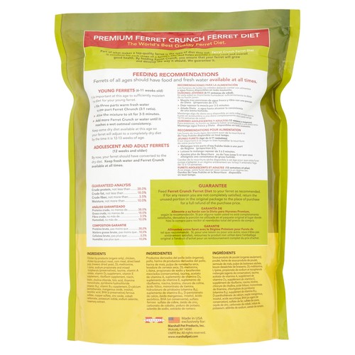 Marshall Pet Products Ferret Crunch Dry Food, 3.75 lb - Picture 9 of 10