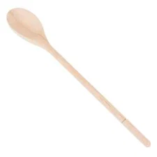 Tablecraft W18 18" Beechwood Wooden Spoon