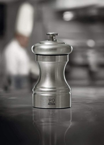 Peugeot 33033 Bistro Chef Pepper Mill, 10cm/4", Stainless Steel - Picture 2 of 3